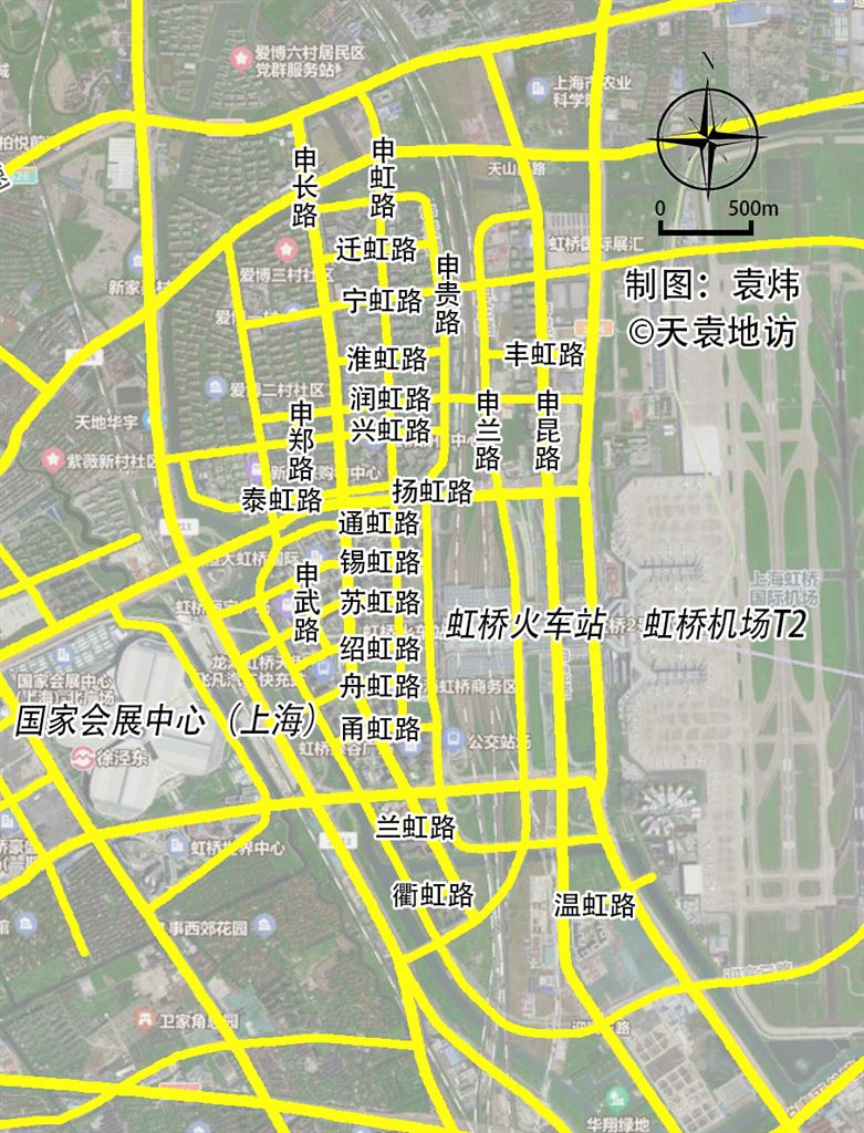 City不City？来大虹桥的这些道路寻找你的City吧