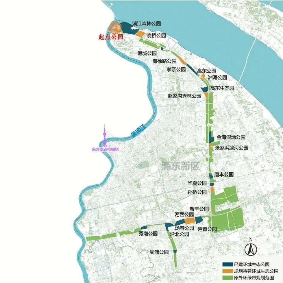 浦东“环上”公园改造提速，海徐路公园等四个公园预计年内开放