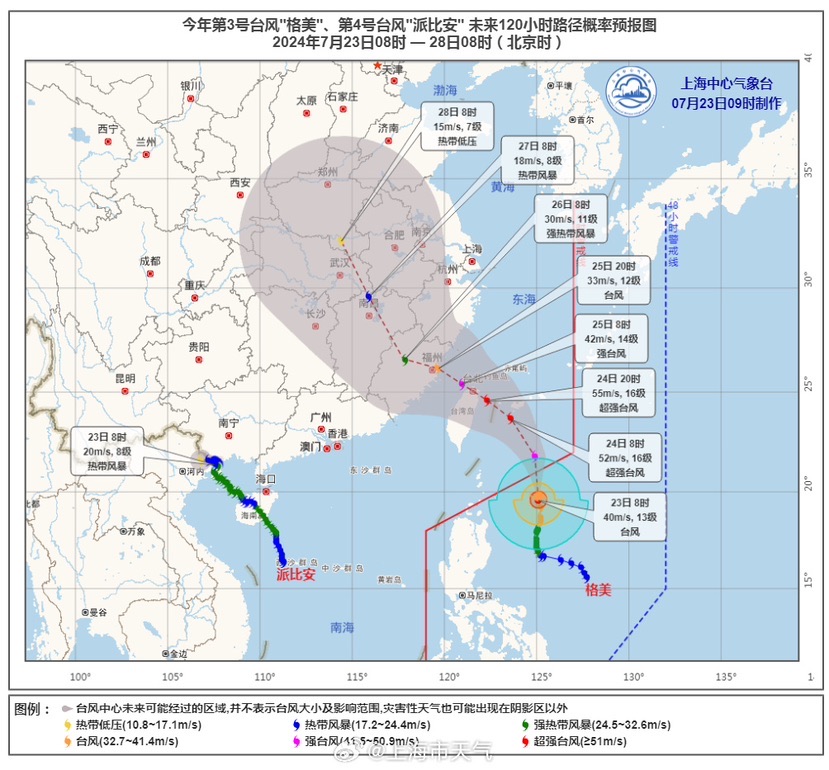 台风“格美”送清冷，上海此轮低温明起减缓，周日低温卷土重来