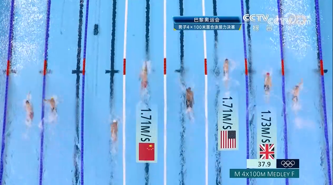 中国队获男子4×100米混合泳接力冠军!