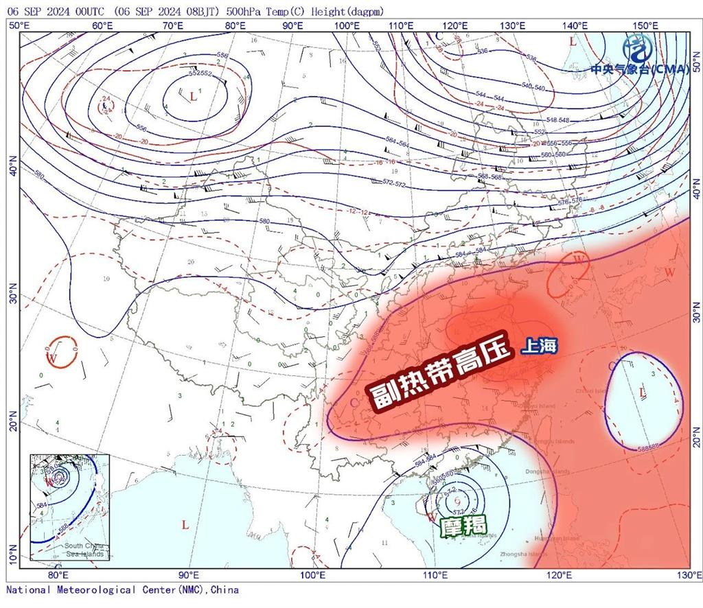 海上双台风“起舞” 上海最低气温稍有降低，炎暖气候还没完