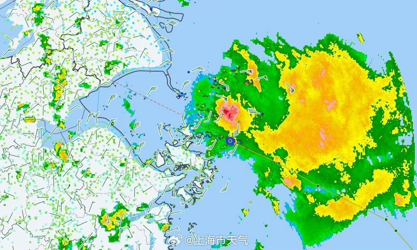 台风“普拉桑”已经在浙江船山沿海登岸！来日诰日上海风雨削弱，不影响上班