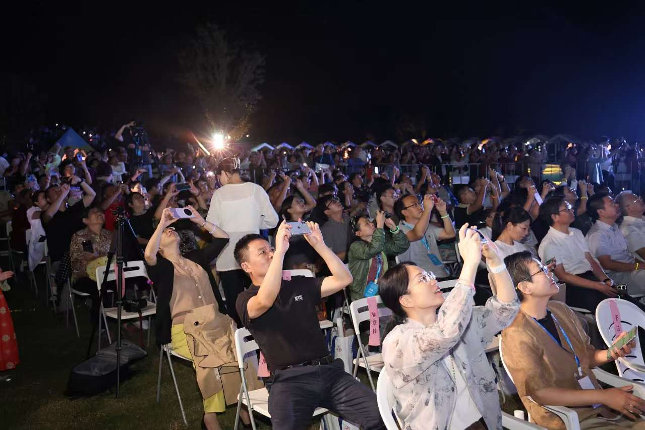 500余架无人机归纳光影盛宴 国庆金山文旅体商农“年夜餐”筹备停当