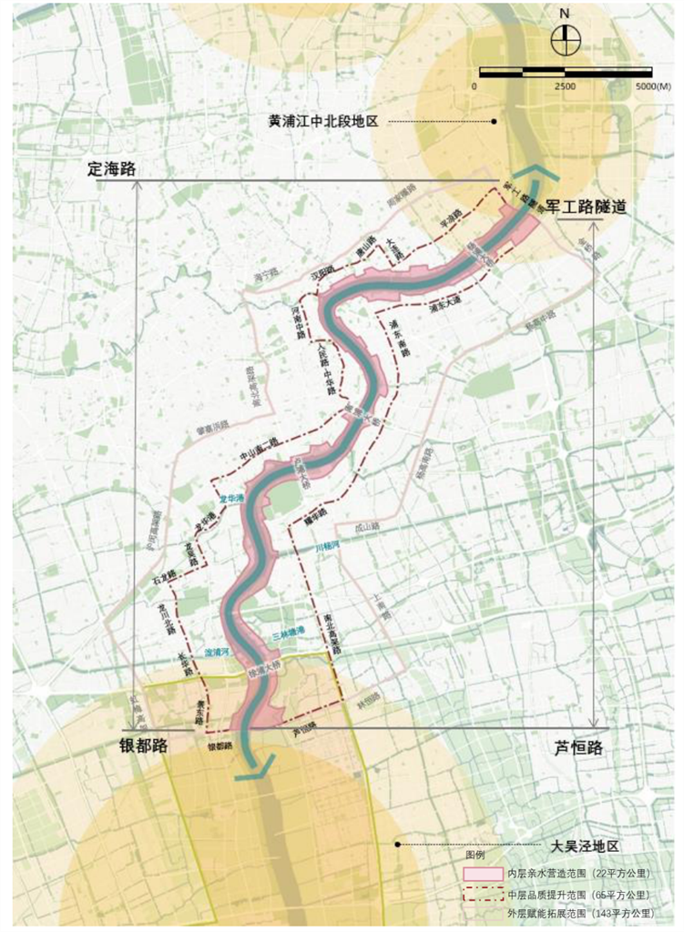 黄浦江沿岸新计划草案公示：5年夜主题区段16个重点单位绘就世界级滨水示范区新蓝图