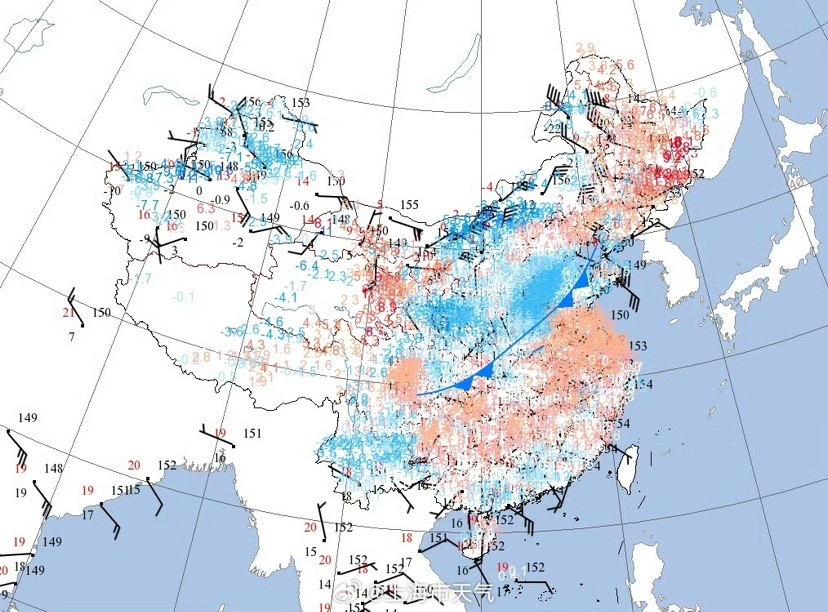 白日打击30 ℃百年同期少见！寒氛围彻夜抵沪，气温过山车要来了