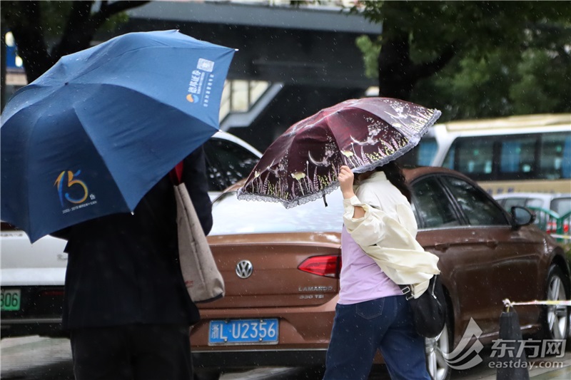 早岑岭你的伞阵亡了吗？今天累积雨量可达暴雨到年夜暴雨，夜里雨势削弱 | 组图