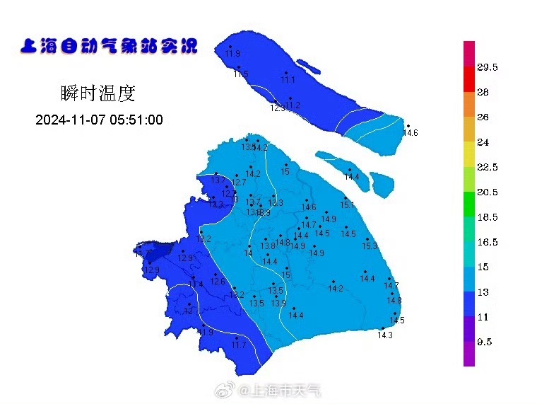 今迎立冬骨气，明起申城归热，最高气温重归“2”字头