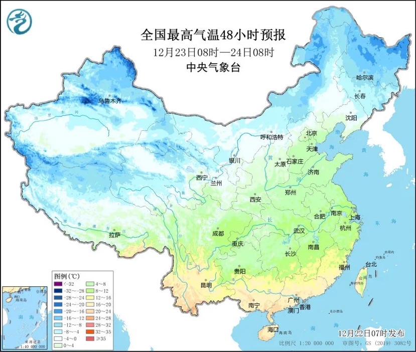 本轮寒氛围邻近扫尾阶段，上海来日诰日入进升温通道