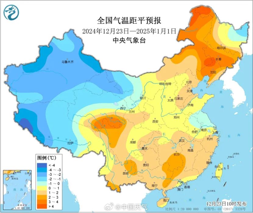 本周申城上演寒热反转，将在偏热气候中迎接新年到来