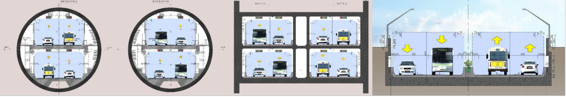 12月27日22时，上海银都路越江地道新建工程通车