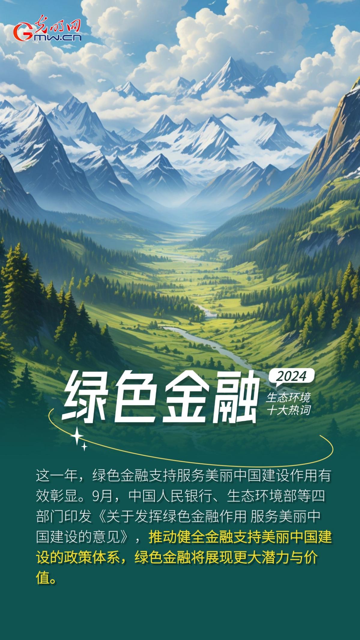 一组AI海报，盘点2024生态环境十大热词