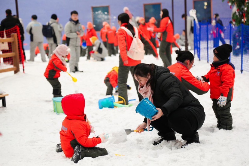 冰雪迎春！上海耀雪焕新进级，新增“雪堡出口”，原教授教养公用雪道向雪友收费开放